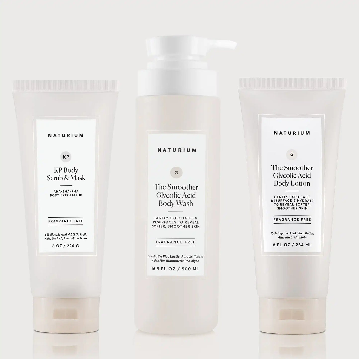 the-glycolic-acid-body-bundle-f8 NATR_KPScrub_SmootherBodyWash_SmootherLotion_Bundle_ecomm.webp